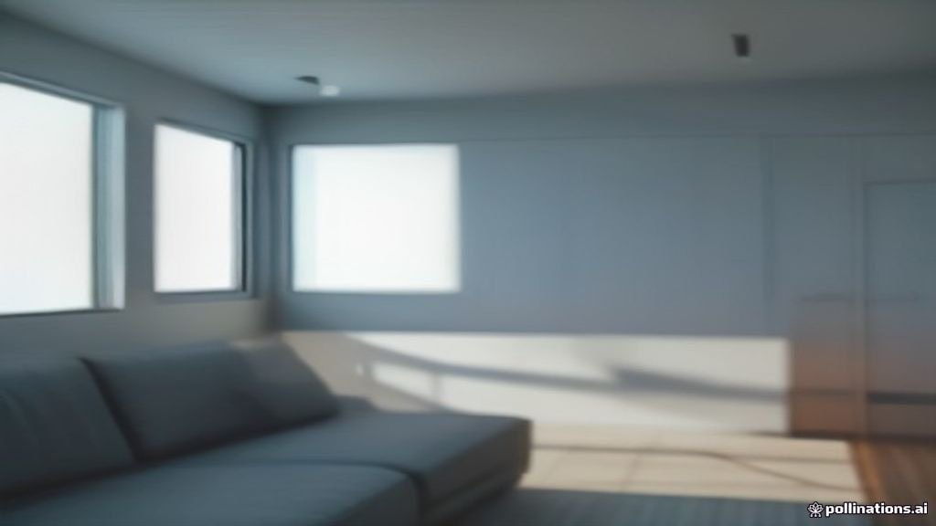 A person using a holographic AI interface in a modern 2026 home environment.