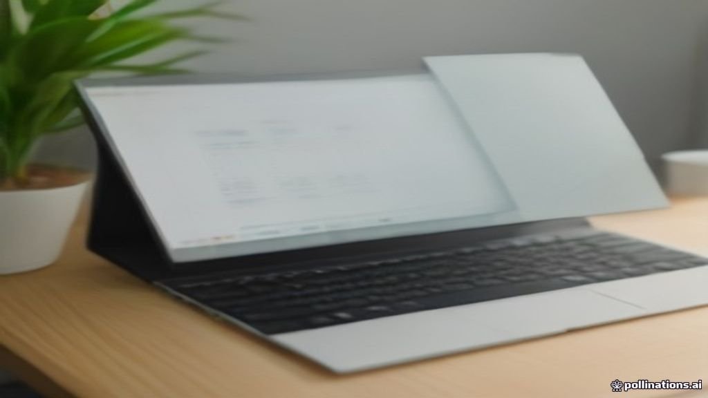 A modern desk setup showing digital productivity tools on various screens.